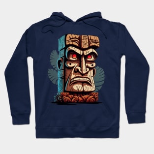 Polynesian Tiki Bar Caricature Hoodie